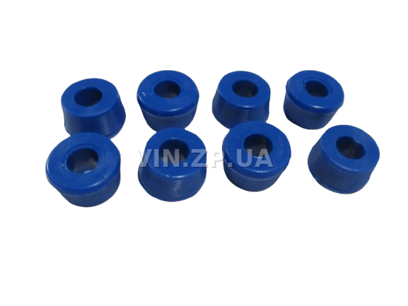 Втулка амортизатора Волга ГАЗ 24, 2401, 2410, 3102, 3110, 31029, 3302, 2705 AWEL к-кт 8шт, силикон 1