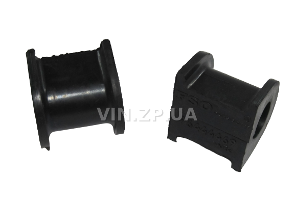 Втулка стабилизатора Ланос, Сенс FSO переднего, стар. образца гладкая, к-кт 2шт, резина, 96444469 (39843) 5