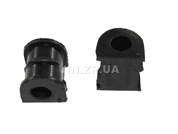 Втулка стабилизатора Ланос, Сенс FSO переднего, нов. образца с буртом, к-кт 2шт, резина, 96444926 (39844) 5