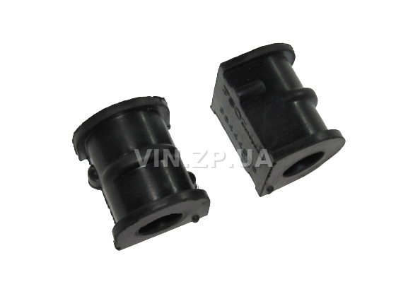 Втулка стабилизатора Ланос, Сенс FSO переднего, нов. образца с буртом, к-кт 2шт, резина, 96444926 (39844) 6