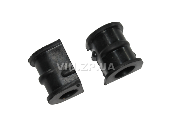 Втулка стабилизатора Ланос, Сенс FSO переднего, нов. образца с буртом, к-кт 2шт, резина, 96444926 (39844) 7