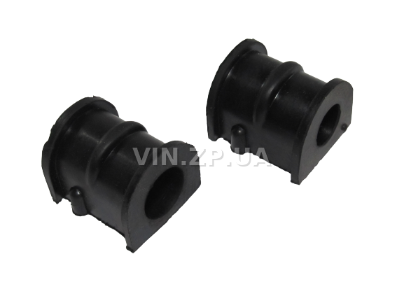 Втулка стабилизатора Ланос, Сенс FSO переднего, нов. образца с буртом, к-кт 2шт, резина, 96444926 (39844)