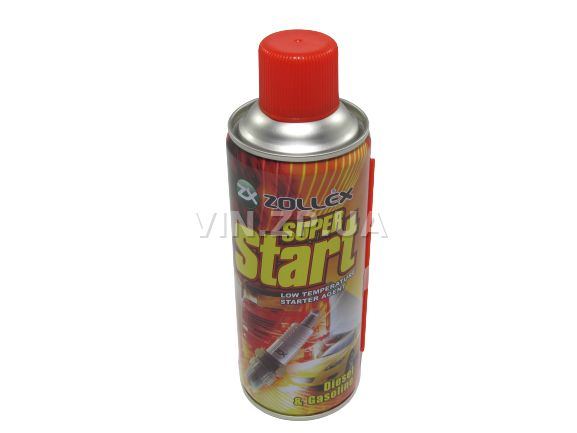 Быстрый старт ZOLLEX жидкость стартовая 400 мл, холодный пуск, аэрозоль для облегчения запуска (39975) 2