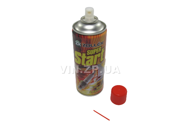 Быстрый старт ZOLLEX жидкость стартовая 400 мл, холодный пуск, аэрозоль для облегчения запуска (39975) 5