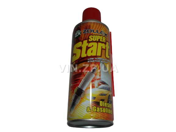 Быстрый старт ZOLLEX жидкость стартовая 400 мл, холодный пуск, аэрозоль для облегчения запуска (39975)