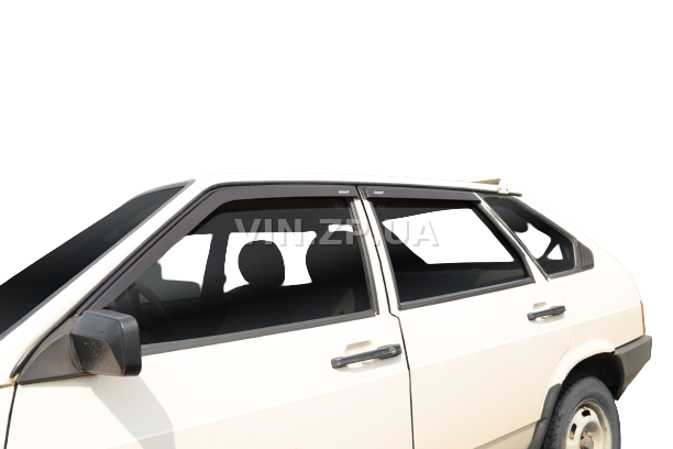 Ветровики дефлекторы AZARD ВАЗ 2109, 21099, 2114, 2115, боковых окон, накладные, комлект 4шт 2