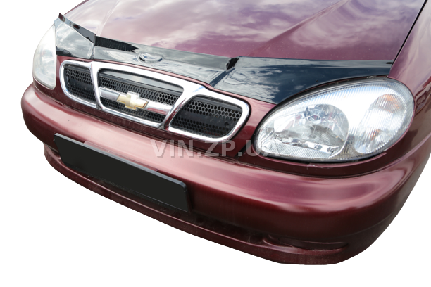 Дефлектор спойлер капота AZARD Ланос, мухобойка 2