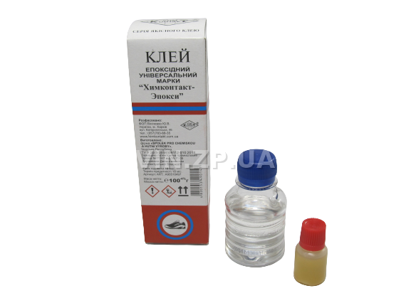 Клей эпоксидный двухкомпонентный, 100 гр. ХимКонтакт (40157) 2