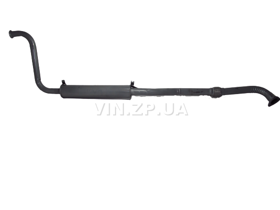 Резонатор ВАЗ 21082, 2109і, 21099і, 2113, 2114, 2115 ТЕКС под катализатор, с гофрой, двойная прокатка швов 1