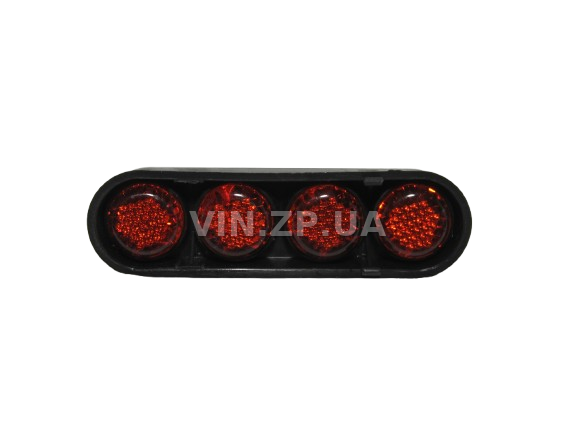 Болт номерного знака со светоотражателем, красный ELEGANT М 4 х 15 х 1.25, к-кт 4шт (40668)