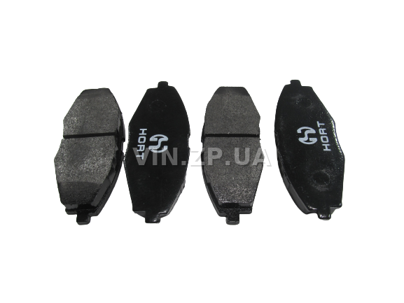 Колодки тормозные передние HORT Ланос, Сенс, Матиз, R13", комплект 4шт, 96316582 2