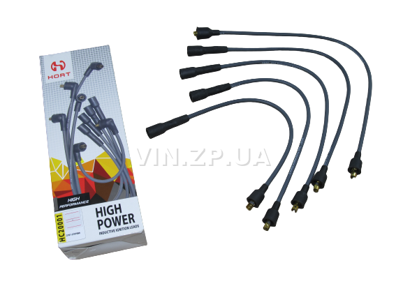 Провода высоковольтные HORT ВАЗ 2101, 2102, 2103, 2104, 2105, 2106, 2107, карбюраторные двигатели, материал EVA 2