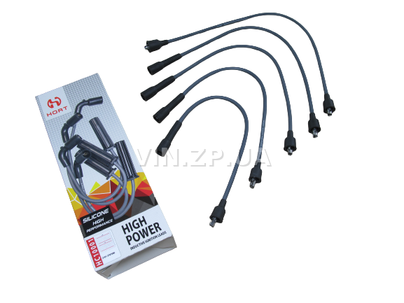 Провода высоковольтные HORT ВАЗ 2101, 2102, 2103, 2104, 2105, 2106, 2107, силикон, карбюраторные двигатели 3