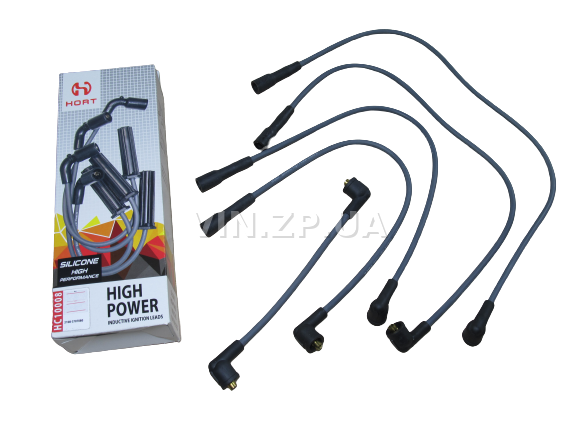 Провода высоковольтные HORT ВАЗ 2108, 2109, 21099, 2110, силикон, карбюраторные двигатели 2