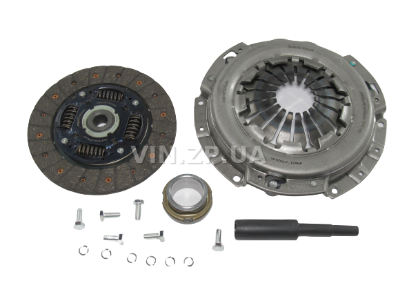 Комплект сцепления в сборе FSO Ланос 1.4-1.5, Сенс 1.4-1.5, Авео 1.4-1.5, корзина + диск сцепления + подшипник выжимной , OEM 90251210, 
96211129, 
96408515 2