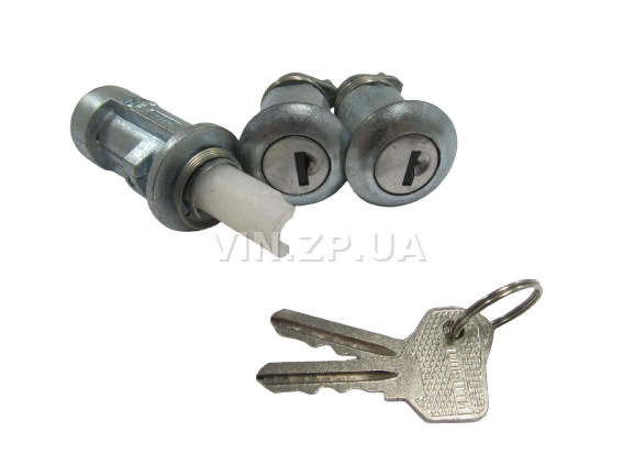 Замок багажника ВАЗ 2105, 2107, с личинками, замок 1шт + личинка 2шт + ключ 2шт АРК 1