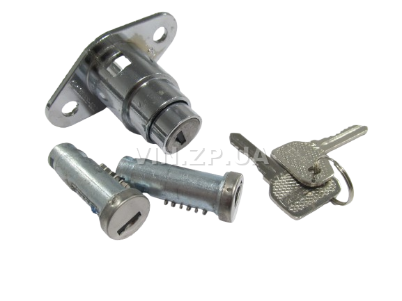 Замок багажника ВАЗ 2103, 2106, с личинками, замок 1шт + личинка 2шт + ключ 2шт АРК 1