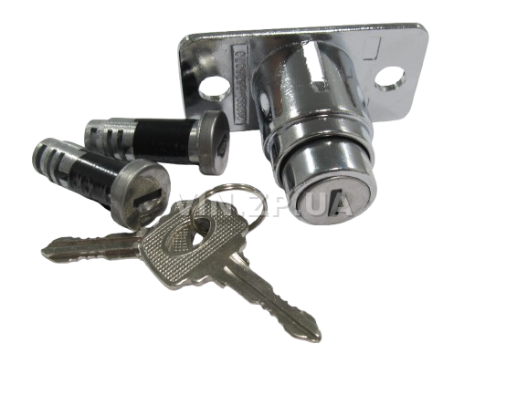 Замок багажника ВАЗ 21099, с личинками, замок 1шт + личинка 2шт + ключ 2шт АРК 1