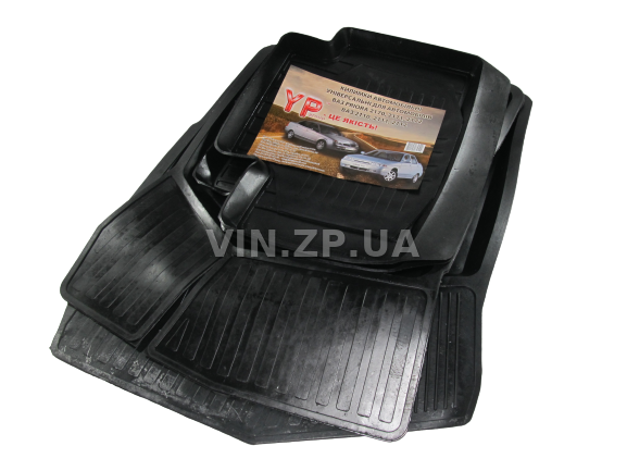 Коврик салона ДзРТИ ВАЗ 2110, 2111, 2112, 2170, резиновый, комплект (41503) 4
