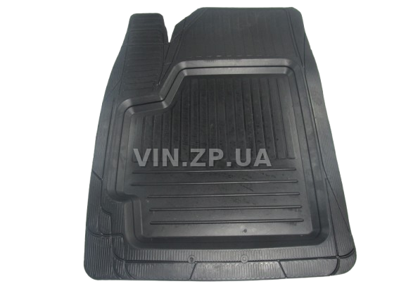Коврик салона передний ДзРТИ Ланос, Сенс, резиновый, комплект (41506) 2