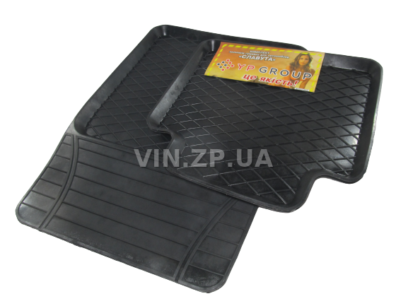 Коврик салона ДзРТИ ЗАЗ 1102 Таврия, 1103, 1105, резиновые, комплект (41507) 4