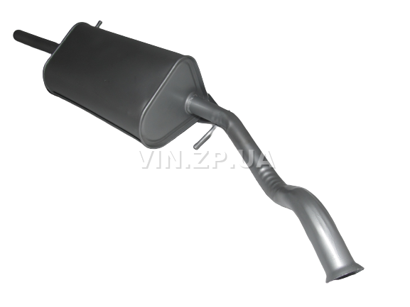 Глушитель Ланос, Сенс, 1.3-1.6i седан, под хомут ТЕКС с кронштейном для усиления трубы 96182257 3