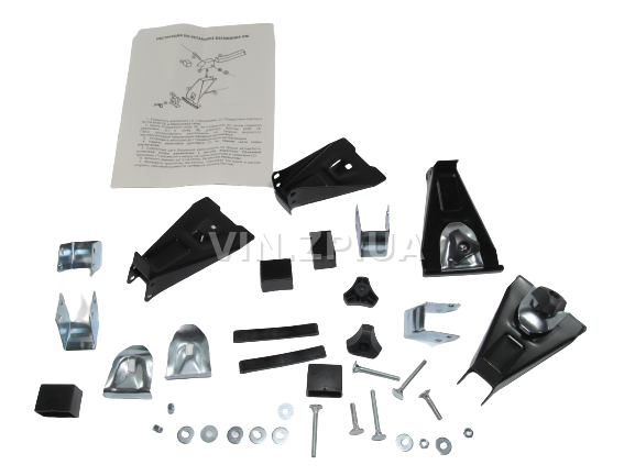 Багажник на Крышу UNI Водосток Универсальный 128 см Сталь UNI-128 6