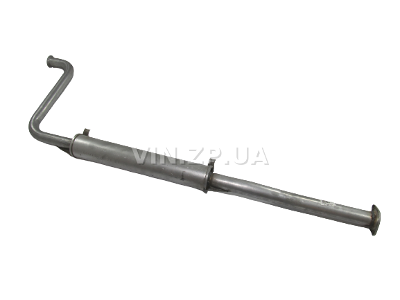 Резонатор ВАЗ 2110, 2111, 2112, с 2006г, 16-клап. под катализатор POLMO труба 570 мм, крепления на бачке, алюминизированный 4