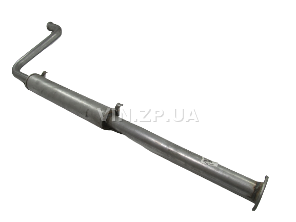 Резонатор ВАЗ 2110, 2111, 2112, с 2006г, 16-клап. под катализатор POLMO труба 570 мм, крепления на бачке, алюминизированный 5