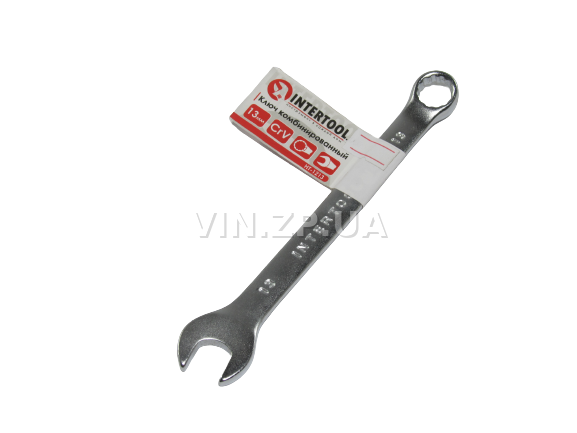 Ключ рожково-накидной CrV 13 мм INTERTOOL 2