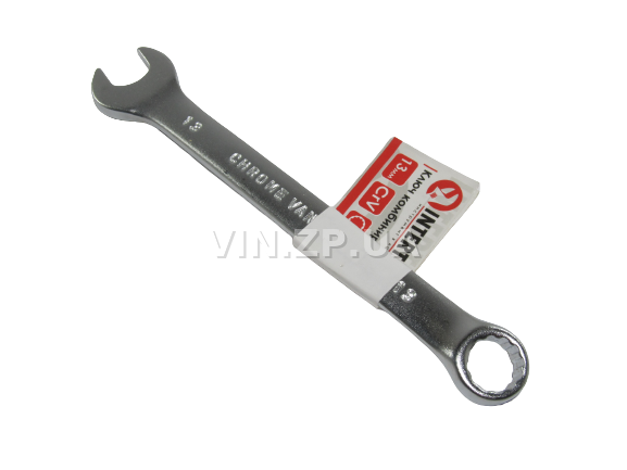 Ключ рожково-накидной CrV 13 мм INTERTOOL 3