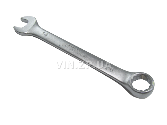 Ключ рожково-накидной CrV 14 мм INTERTOOL 1