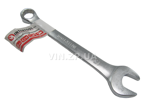 Ключ рожково-накидной CrV 15 мм INTERTOOL 1