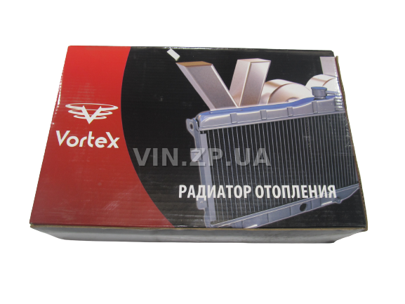 Радиатор отопителя печки VORTEX Ланос, Сенс, алюминиевый, OEM 96731949 (42169) 2
