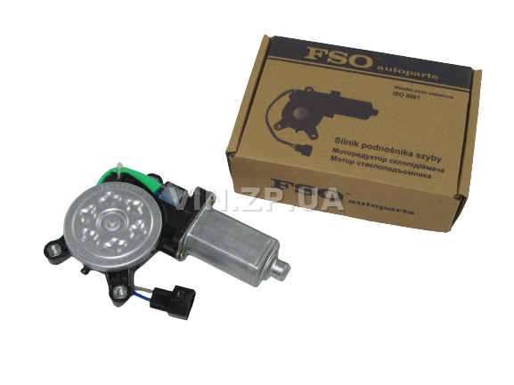 Мотор стеклоподъемника Ланос, Сенс FSO моторедуктор левый, привод Y-образный, OEM 96430356 1