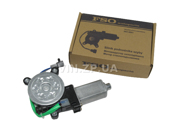 Мотор стеклоподъемника Ланос, Сенс FSO моторедуктор правый, привод Y-образный, OEM 96430356 1