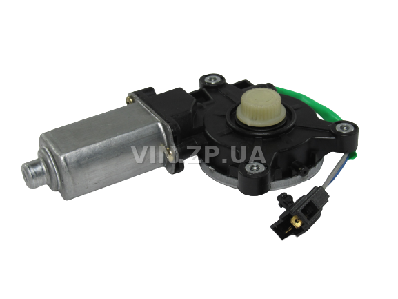 Мотор стеклоподъемника Ланос, Сенс FSO моторедуктор левый, привод-шестерня, OEM 96190207 3