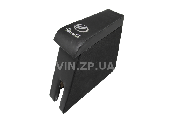 Подлокотник органайзер VRN ЗАЗ 1103 Славута, черний с вышивкой "Slavuta " 1