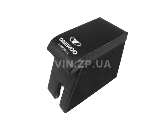 Подлокотник органайзер VRN Нексия, черный с вышивкой "Daewoo Nexia" 1