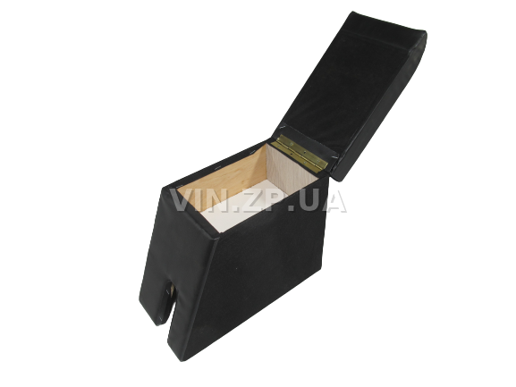 Подлокотник органайзер VRN Нексия, черный с вышивкой "Daewoo Nexia" 4