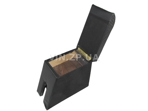 Подлокотник органайзер VRN Шевроле Авео Т 200, Т 250, черный с вышивкой "Chevrolet Aveo" 3