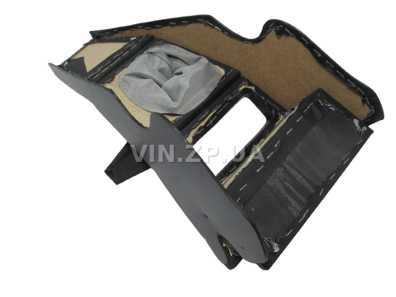 Консоль КПП ВАЗ 2101, 2102, с полкой тоннеля и чехлом для ручки КПП, чёрная АВТОПЛАСТ 3