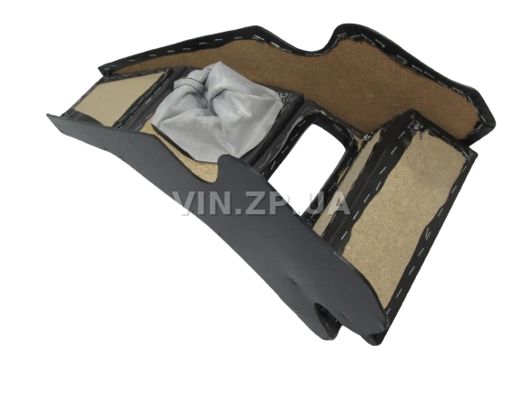 Консоль КПП ВАЗ 2101, 2102, с полкой тоннеля и чехлом для ручки КПП, серо-чёрная АВТОПЛАСТ 3