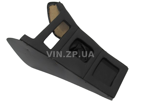 Консоль КПП ВАЗ 2103, 2106, с полкой тоннеля и чехлом для ручки КПП, чёрная АВТОПЛАСТ 1