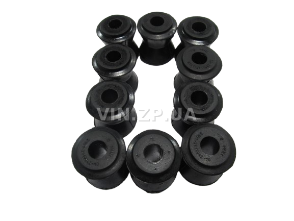 Втулки реактивных тяг штанг ВАЗ 2121, 21213, 21214, 2123 AWEL к-кт 10шт, резина 2121-2919042 2