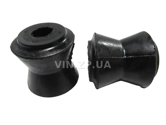 Втулки реактивных тяг штанг ВАЗ 2121, 21213, 21214, 2123 AWEL к-кт 10шт, резина 2121-2919042 3