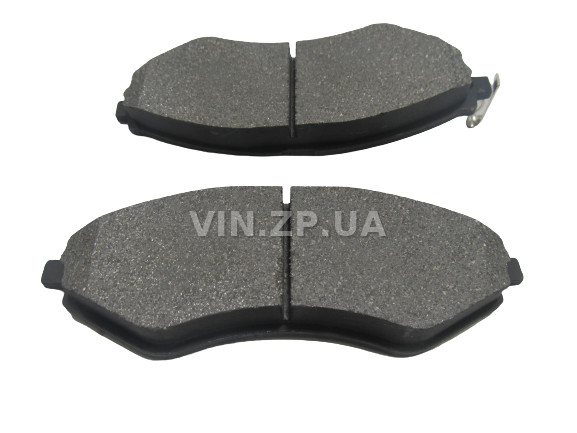 Колодки тормозные передние CRB Лачетти 1.6, 1.8, R14", комплект 4шт, 96405129 3