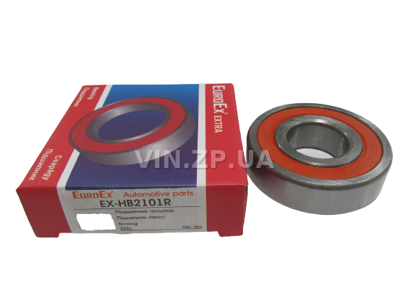 Подшипник полуоси EuroEx ВАЗ 2101, 2102, 2103, 2104, 2105, 2106, 2107, Москвич 412, 2140, 6306 2RS (43109)