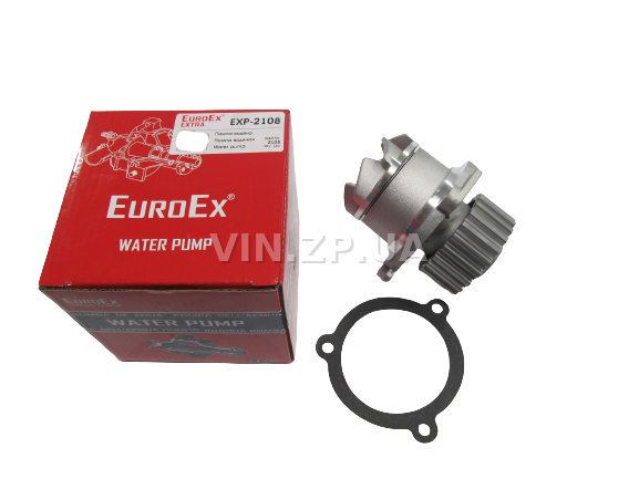 Насос водяной помпа EuroEx ВАЗ 2108, 2109, 21099, 2110, 2111, 2112, 2113, 2114, 2115, 1111, с 8 клапанным двигателем (43115)