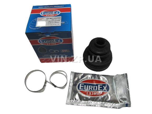 Пыльник ШРУС Таврия 1102 ,1103, 1105, Сенс, внутренний ремкомплект старого образца,  с хомутами и смазкой EuroEx (43123)